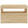 TV-Schränke mit LED-Leuchten 2 Stück Sonoma-Eiche 60x35x40 cm von vidaXL, TV-Möbel - Ref: Foro24-804416, Preis: 81,26 €, Raba...