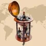 Mueble bar de bola del mundo madera de eucalipto de vidaXL, Armarios para vino y licores - Ref: Foro24-60774, Precio: 149,14 ...