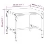 Beistelltisch aus geräuchertem Eichensperrholz, 40 x 40 x 35 cm von vidaXL, Couchtisch - Ref: Foro24-819406, Preis: 21,11 €, ...