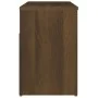Brown oak plywood shoe bench 80x30x45 cm by vidaXL, Shoe racks and shoe organizers - Ref: Foro24-816055, Price: 46,95 €, Disc...
