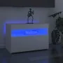 Muebles de TV con luces LED 2 uds blanco 60x35x40 cm de vidaXL, Muebles TV - Ref: Foro24-804410, Precio: 88,63 €, Descuento: %