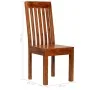 7-piece dining set solid acacia and mango wood by vidaXL, Furniture sets for kitchens and dining rooms - Ref: Foro24-275333, ...