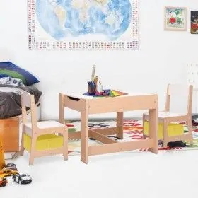 Children's table with 2 MDF chairs by vidaXL, Baby and Toddler Furniture Sets - Ref: Foro24-80284, Price: 113,93 €, Discount: %