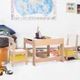 Kindertisch mit 2 MDF-Stühlen von vidaXL, Möbelsets für Babys und Kleinkinder - Ref: Foro24-80284, Preis: 113,93 €, Rabatt: %