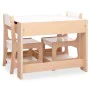 Kindertisch mit 2 MDF-Stühlen von vidaXL, Möbelsets für Babys und Kleinkinder - Ref: Foro24-80284, Preis: 113,93 €, Rabatt: %