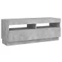 TV cabinet with LED lights concrete gray 100x35x40 cm by vidaXL, TV Furniture - Ref: Foro24-804458, Price: 91,23 €, Discount: %