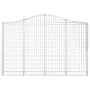 Gabion baskets 9 pcs arch shape iron 200x30x120/140 cm by vidaXL, Pots and planters - Ref: Foro24-3145458, Price: 804,66 €, D...