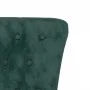 High back armchair with dark green velvet buttons by vidaXL, Easy chairs - Ref: Foro24-352466, Price: 166,08 €, Discount: %