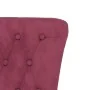 High back armchair with red velvet buttons by vidaXL, Easy chairs - Ref: Foro24-352467, Price: 193,33 €, Discount: %