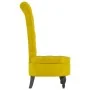 High back armchair with yellow velvet buttons by vidaXL, Easy chairs - Ref: Foro24-352469, Price: 172,78 €, Discount: %