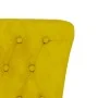 High back armchair with yellow velvet buttons by vidaXL, Easy chairs - Ref: Foro24-352469, Price: 172,78 €, Discount: %