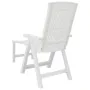 White plastic lounger by vidaXL, Loungers - Ref: Foro24-364705, Price: 77,84 €, Discount: %