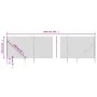 Anthrazitgraues Stacheldrahtzaun-Anker 1,6x10 m von vidaXL, Zaunpaneele - Ref: Foro24-153972, Preis: 112,18 €, Rabatt: %