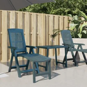 Green plastic lounger by vidaXL, Loungers - Ref: Foro24-364706, Price: 89,44 €, Discount: %