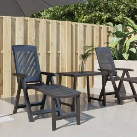 Anthracite grey plastic sun lounger by vidaXL, Loungers - Ref: Foro24-364707, Price: 95,36 €, Discount: %