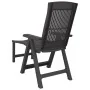 Anthracite grey plastic sun lounger by vidaXL, Loungers - Ref: Foro24-364707, Price: 95,36 €, Discount: %