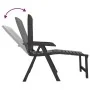 Anthracite grey plastic sun lounger by vidaXL, Loungers - Ref: Foro24-364707, Price: 95,36 €, Discount: %