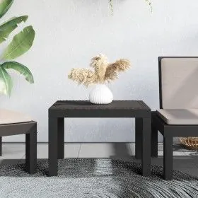 Anthracite gray PP garden table 59x47x40 cm by vidaXL, Garden tables - Ref: Foro24-364727, Price: 42,19 €, Discount: %