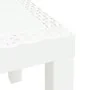 Mesa de jardín PP blanco 59x47x40 cm de vidaXL, Mesas de jardín - Ref: Foro24-364728, Precio: 39,17 €, Descuento: %