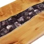 Solid teak wood and polyresin coffee table 100x50x40 cm by vidaXL, Coffee table - Ref: Foro24-281646, Price: 242,21 €, Discou...