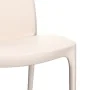 Garden chairs 2 pcs cream-colored polypropylene 50x46x80 cm by vidaXL, Garden chairs - Ref: Foro24-364733, Price: 112,61 €, D...