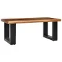 Solid teak wood and polyresin coffee table 100x50x40 cm by vidaXL, Coffee table - Ref: Foro24-281646, Price: 242,21 €, Discou...
