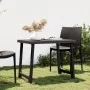 Mesa de camping aspecto de madera PP gris antracita 79x56x64 cm de vidaXL, Mesas de jardín - Ref: Foro24-364735, Precio: 59,9...