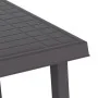 Mesa de camping aspecto de madera PP gris antracita 79x56x64 cm de vidaXL, Mesas de jardín - Ref: Foro24-364735, Precio: 59,9...