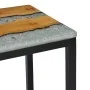 Stackable tables, set of 3, made of solid teak wood and polyresin. by vidaXL, Side tables - Ref: Foro24-281648, Price: 204,78...