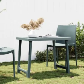 Camping table in wood look PP green 79x56x64 cm by vidaXL, Garden tables - Ref: Foro24-364736, Price: 51,29 €, Discount: %