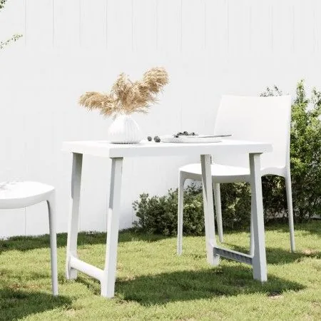 Camping table in wood look PP white 79x56x64 cm by vidaXL, Garden tables - Ref: Foro24-364737, Price: 50,55 €, Discount: %