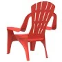 Children's garden chairs 2 pcs wood look PP red 37x34x44 cm by vidaXL, Garden chairs - Ref: Foro24-364738, Price: 57,21 €, Di...