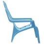 Sillas de jardín niños 2 uds aspecto madera PP azul 37x34x44 cm de vidaXL, Sillas de jardín - Ref: Foro24-364739, Precio: 59,...
