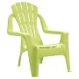 Children's garden chairs 2 pcs wood look PP green 37x34x44cm by vidaXL, Garden chairs - Ref: Foro24-364740, Price: 65,64 €, D...