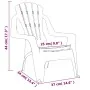 Children's garden chairs 2 pcs wood look PP green 37x34x44cm by vidaXL, Garden chairs - Ref: Foro24-364740, Price: 65,64 €, D...