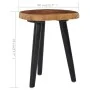 Solid teak wood coffee table 40x45 cm by vidaXL, Coffee table - Ref: Foro24-281650, Price: 80,21 €, Discount: %