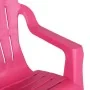 Sillas de jardín niños 2 uds aspecto madera PP rosa 37x34x44 cm de vidaXL, Sillas de jardín - Ref: Foro24-364741, Precio: 59,...