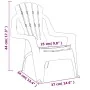 Children's garden chairs 2 pcs wood look PP pink 37x34x44 cm by vidaXL, Garden chairs - Ref: Foro24-364741, Price: 59,05 €, D...
