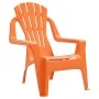 Children's garden chairs 2 pcs wood look PP orange 37x34x44 cm by vidaXL, Garden chairs - Ref: Foro24-364742, Price: 54,68 €,...