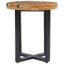Solid teak wood and polyresin coffee table 40x45 cm by vidaXL, Coffee table - Ref: Foro24-281652, Price: 92,37 €, Discount: %