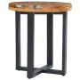 Solid teak wood and polyresin coffee table 40x45 cm by vidaXL, Coffee table - Ref: Foro24-281652, Price: 92,37 €, Discount: %