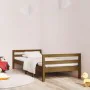 Estructura de cama madera maciza pino marrón miel 90x200 cm de vidaXL, Camas y somieres - Ref: Foro24-821627, Precio: 86,13 €...
