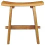Solid teak wood stool by vidaXL, Folding stools and chairs - Ref: Foro24-281655, Price: 158,43 €, Discount: %