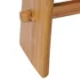 Solid teak wood stool by vidaXL, Folding stools and chairs - Ref: Foro24-281655, Price: 158,43 €, Discount: %