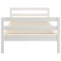Solid white pine wood bed frame 80x200 cm by vidaXL, Beds and slatted bases - Ref: Foro24-821630, Price: 153,10 €, Discount: %