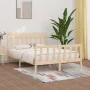 Solid pine wood bed frame 160x200 cm by vidaXL, Beds and slatted bases - Ref: Foro24-3107038, Price: 130,63 €, Discount: %