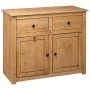 Sideboard aus massivem Kiefernholz im Panama-Stil, 93 x 40 x 80 cm von vidaXL, Sideboards - Ref: Foro24-282697, Preis: 178,46...