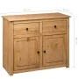 Sideboard aus massivem Kiefernholz im Panama-Stil, 93 x 40 x 80 cm von vidaXL, Sideboards - Ref: Foro24-282697, Preis: 178,46...