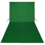 Telón de fondo estudio fotografía algodón verde 600x300cm croma de vidaXL, Fondos - Ref: Foro24-190008, Precio: 53,01 €, Desc...