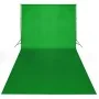 Telón de fondo estudio fotografía algodón verde 600x300cm croma de vidaXL, Fondos - Ref: Foro24-190008, Precio: 53,01 €, Desc...